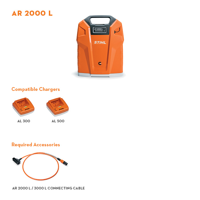 Alternate Image of AR 2000 L Backpack Battery