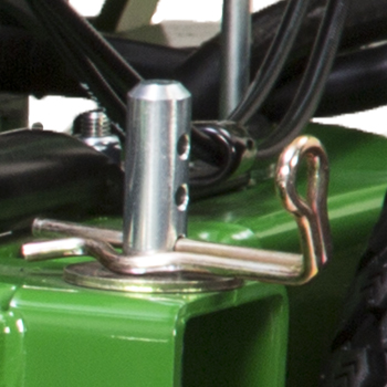 Mower cut-height adjustment clip
